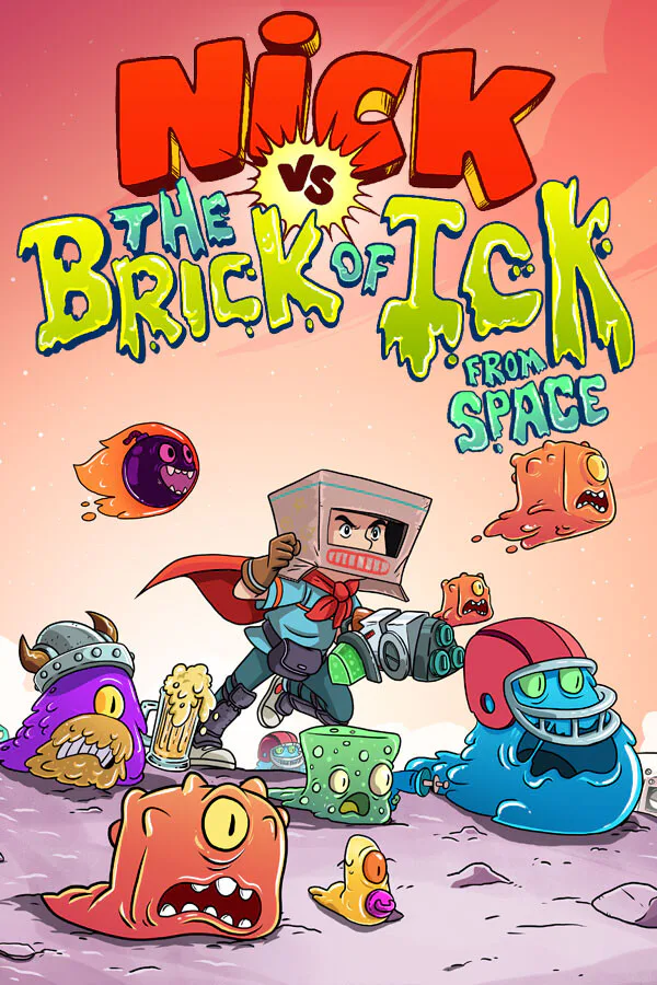 Copertina di Nick vs the Brick of Ick from space