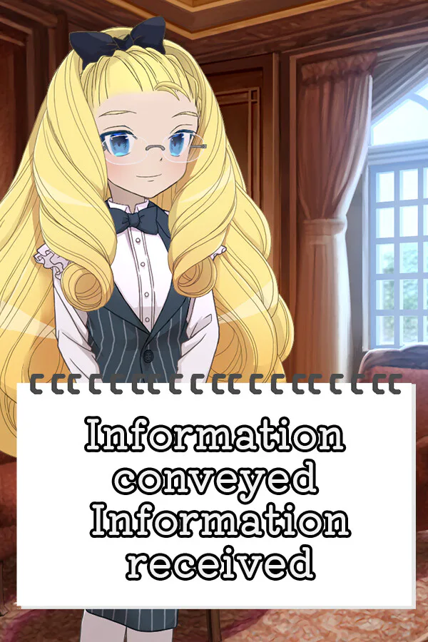 Copertina di Information conveyed Information received