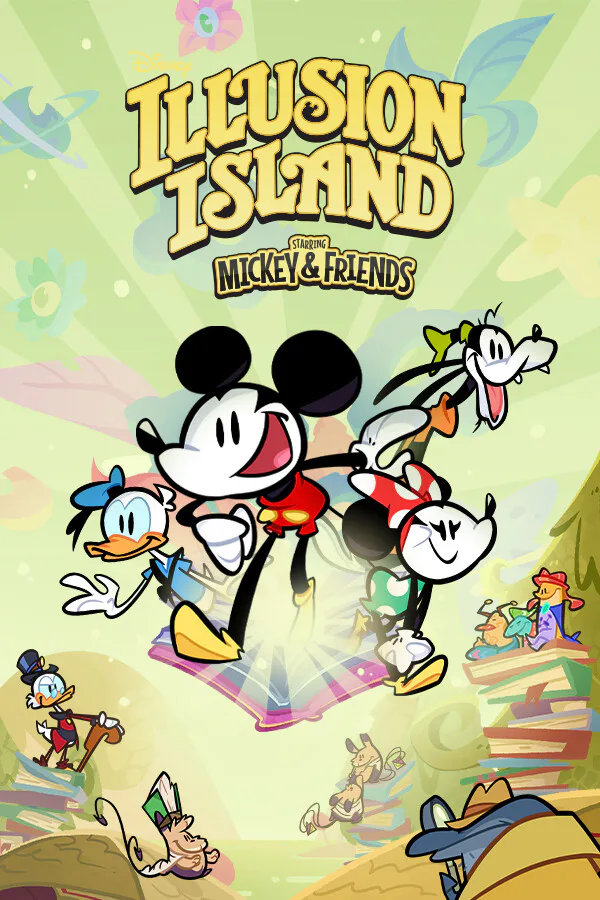 Copertina di Disney Illusion Island Starring Mickey and Friends