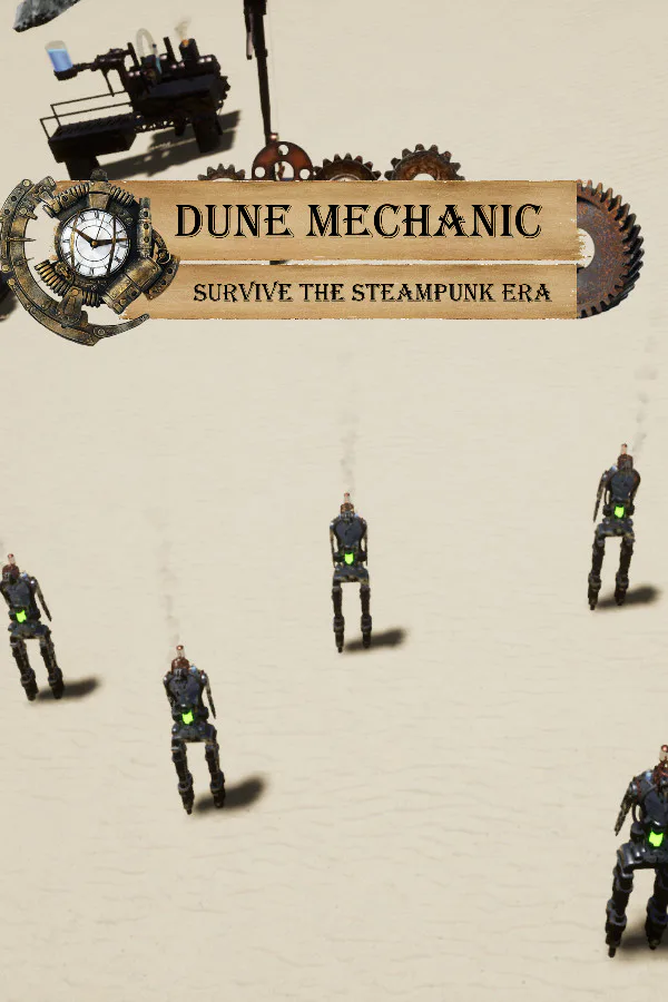 Copertina di Dune Mechanic : Survive The Steampunk Era