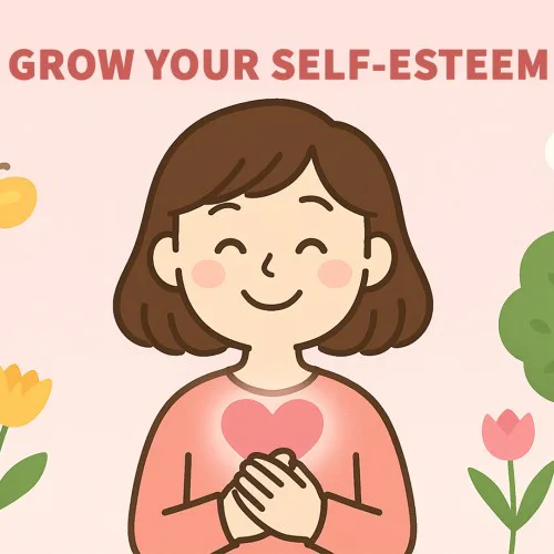Copertina di Grow Your Self-Esteem