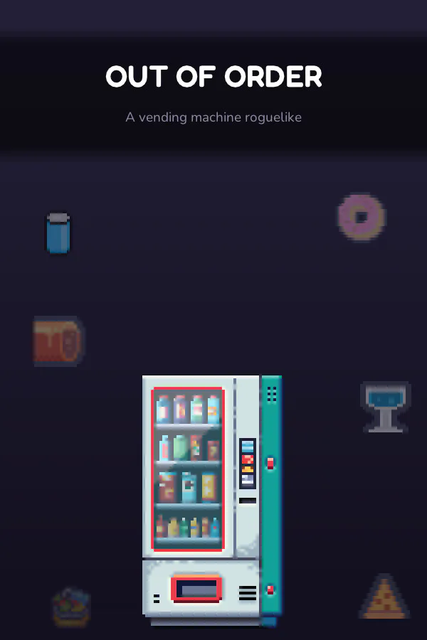 Copertina di Out Of Order - A Vending Machine Roguelike