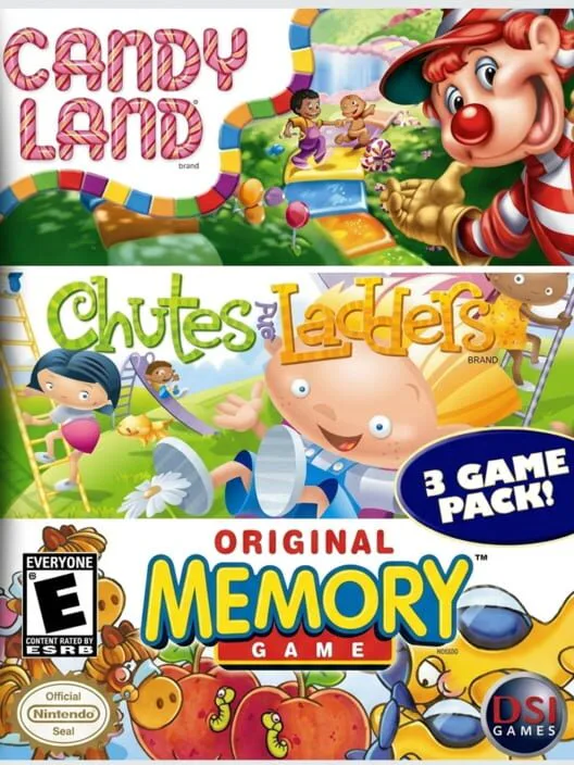 Copertina di Candy Land / Chutes & Ladders / Original Memory Game
