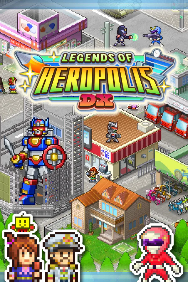 Copertina di Legends of Heropolis DX