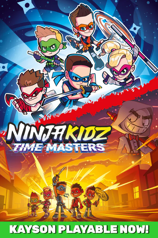 Copertina di NINJA KIDZ: TIME MASTERS