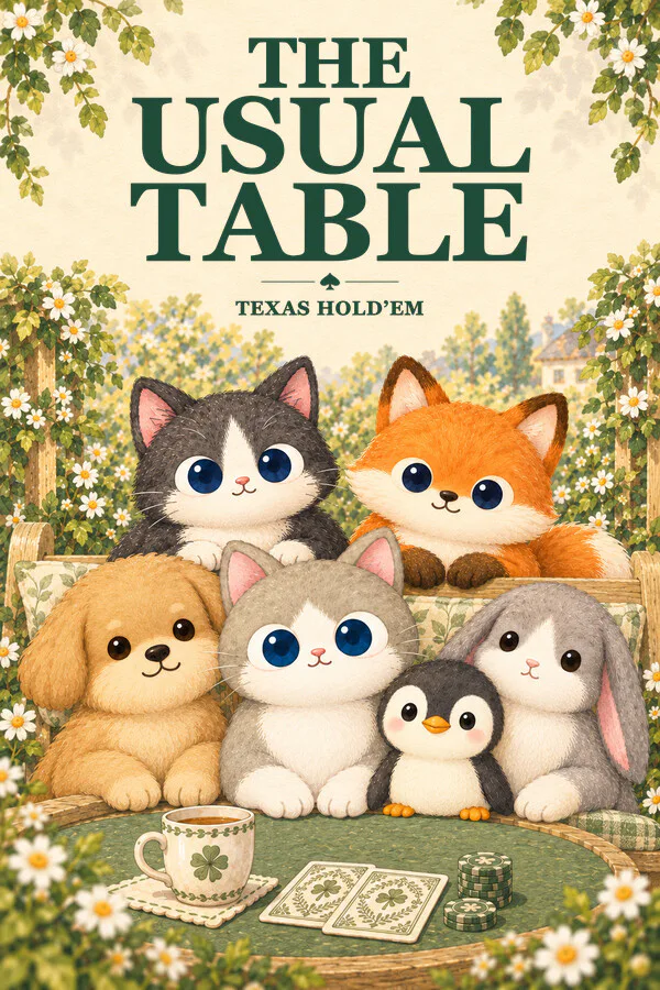 Copertina di The Usual Table: Texas Hold’em