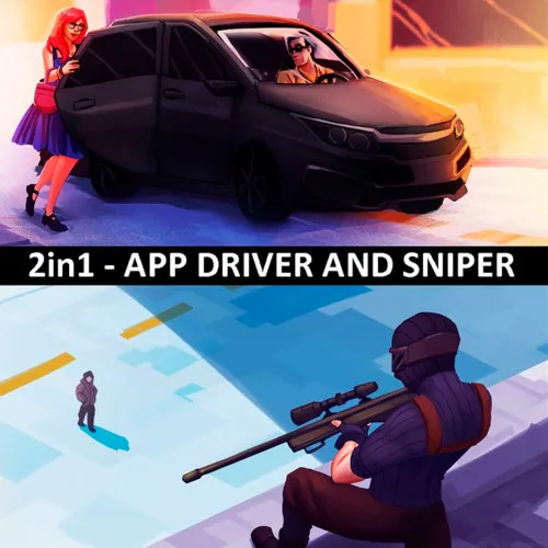 Copertina di 2in1 - App Driver and Sniper