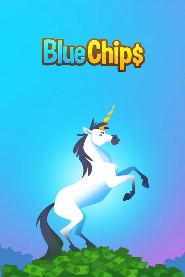 Copertina di Blue Chips: economic multiplayer board game