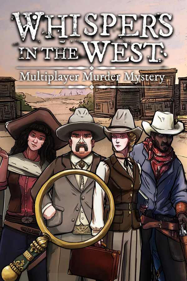 Copertina di Whispers in the West - Co-op Murder Mystery