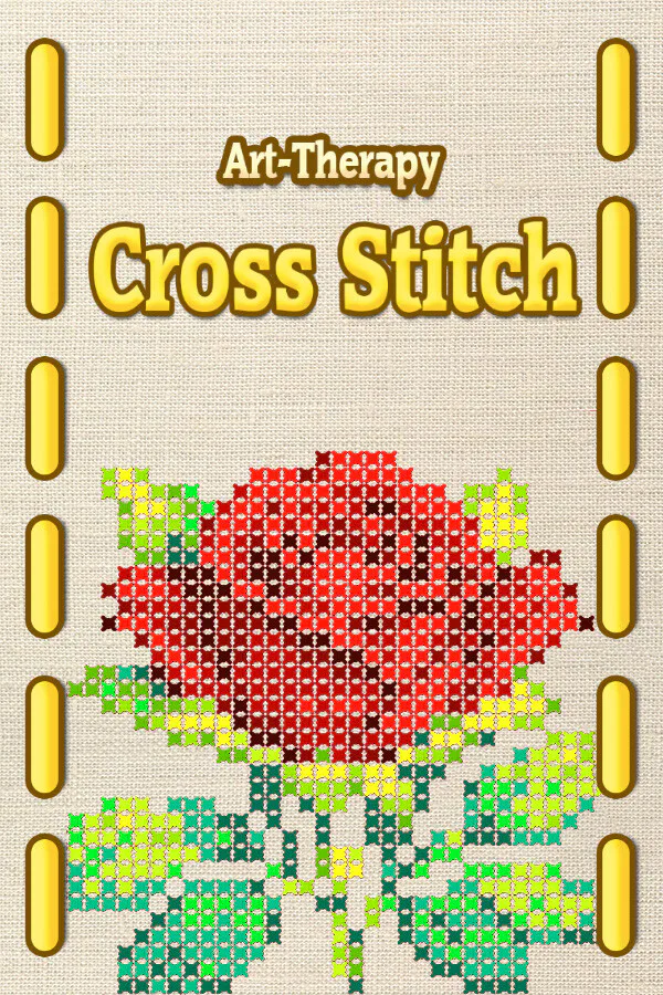 Copertina di Art-Therapy: Cross Stitch