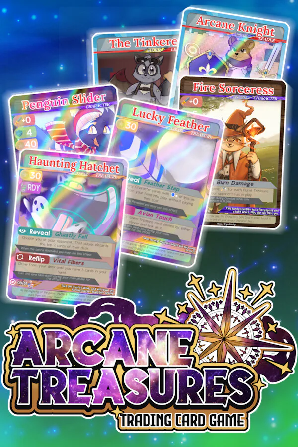 Copertina di Arcane Treasures: Trading Card Game