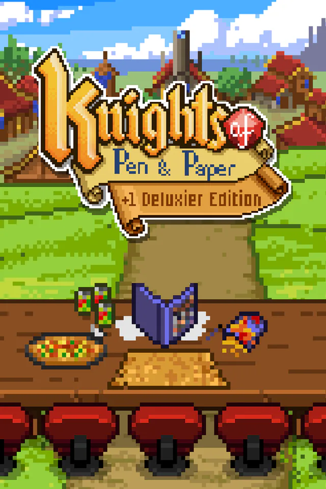 Copertina di Knights of Pen and Paper +1 Deluxier Edition