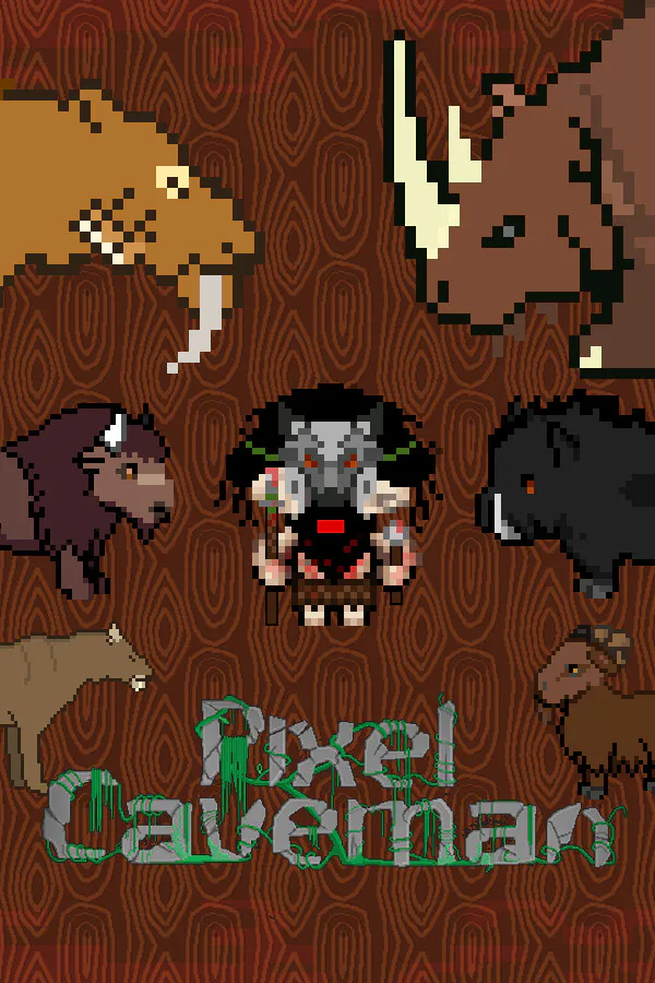 Copertina di Pixel Caveman