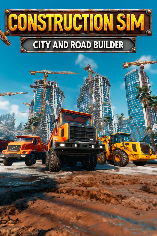 Copertina di Construction Sim: City and Road Builder
