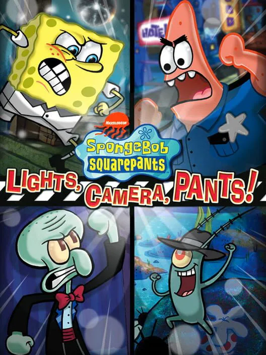 Copertina di SpongeBob SquarePants: Lights, Camera, Pants!