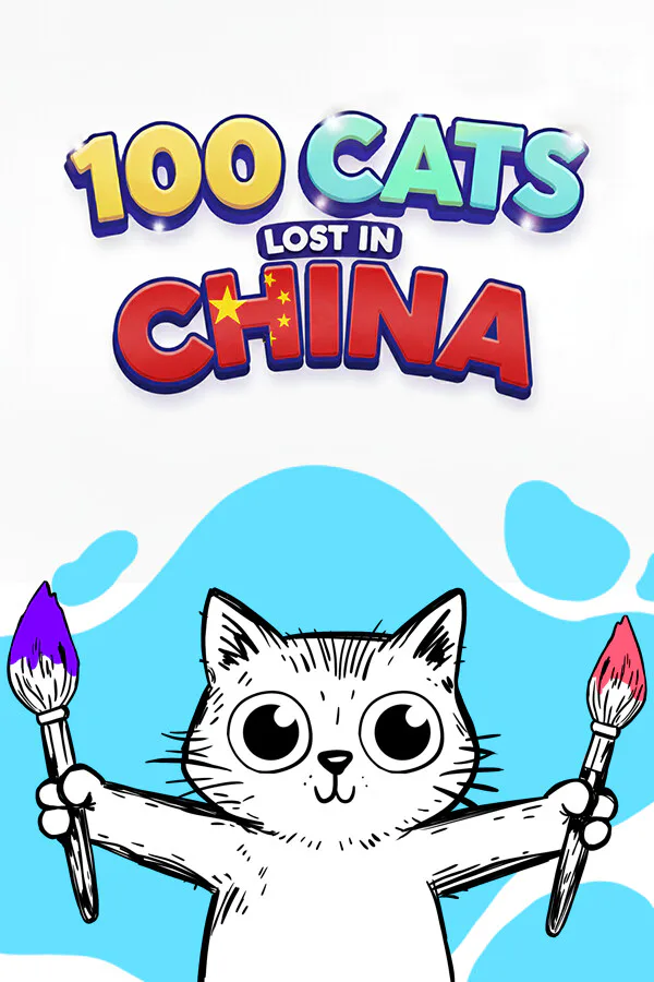 Copertina di 100 Cats Lost in China Find & Color