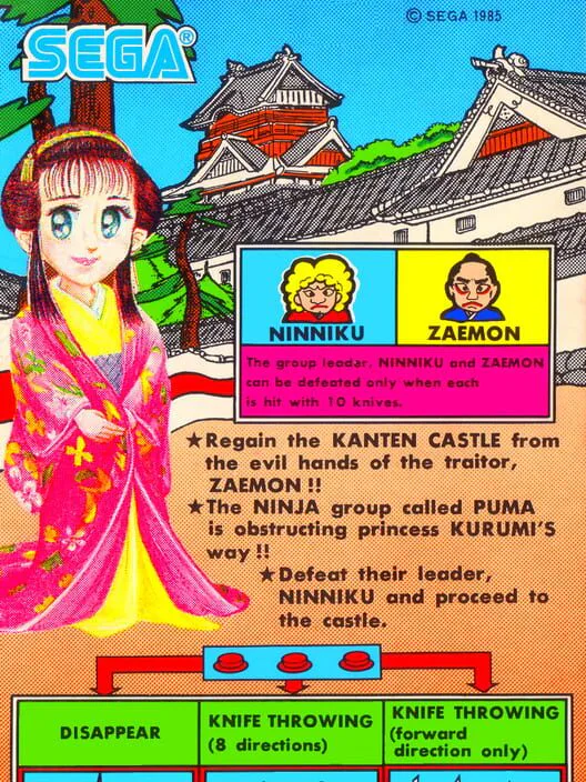 Copertina di Sega Ninja