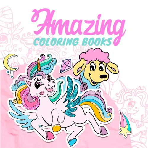 Copertina di Amazing Coloring Books Bundle