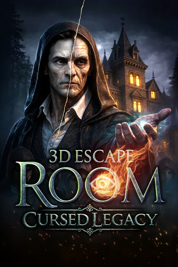 Copertina di 3D Escape Room: Cursed Legacy
