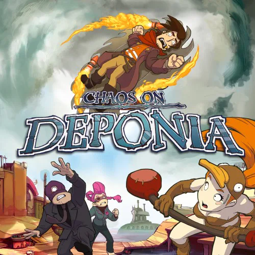Copertina di Chaos on Deponia