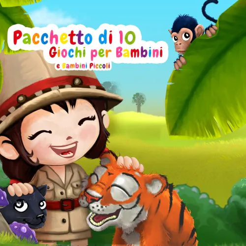 Copertina di Pacchetto di 10 Giochi per Bambini e Bambini Piccoli