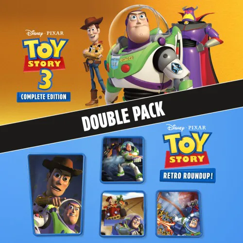 Copertina di Disney/Pixar Toy Story: Retro Roundup! + Toy Story 3 Complete Edition Double Pack