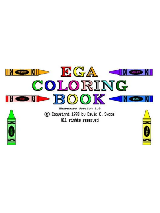 Copertina di EGA Coloring Book