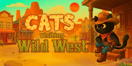 Copertina di Gatti in visita Far West