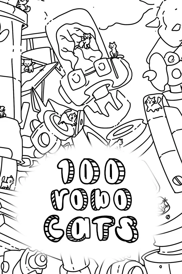 Copertina di 100 Robo Cats