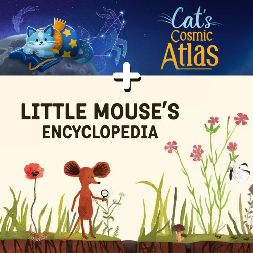 Copertina di Little Mouse's Encyclopedia + Cat's Cosmic Atlas