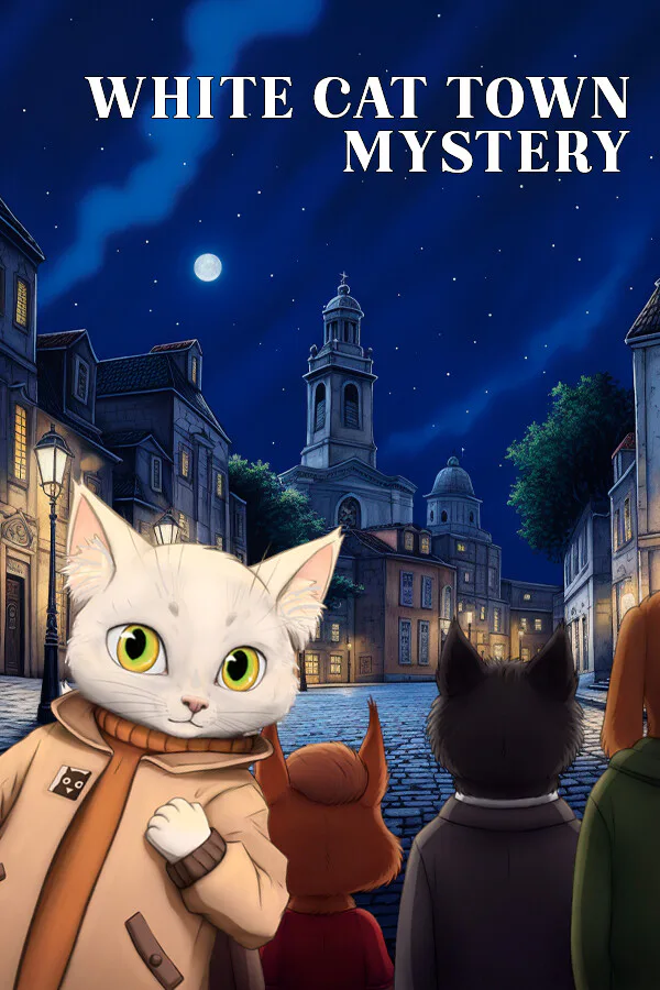 Copertina di White Cat Town Mystery
