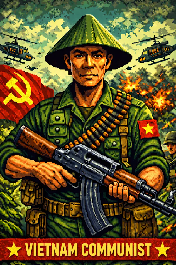 Copertina di Vietnam Communist: Against U.S. Invasion