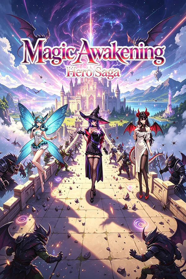 Copertina di Magic Awakening:Hero Saga