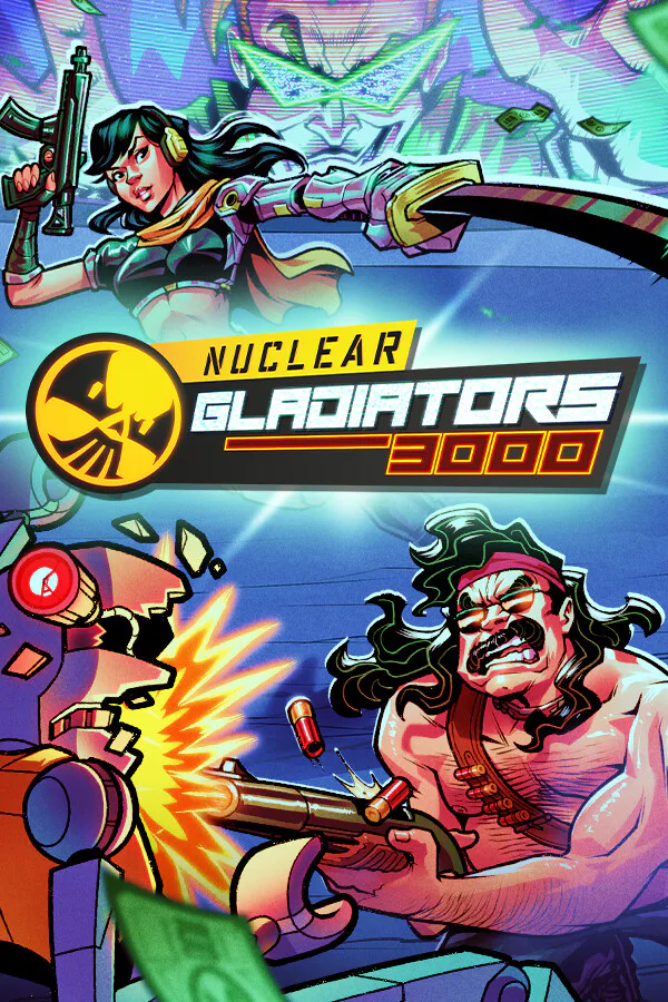 Copertina di Nuclear Gladiators 3000