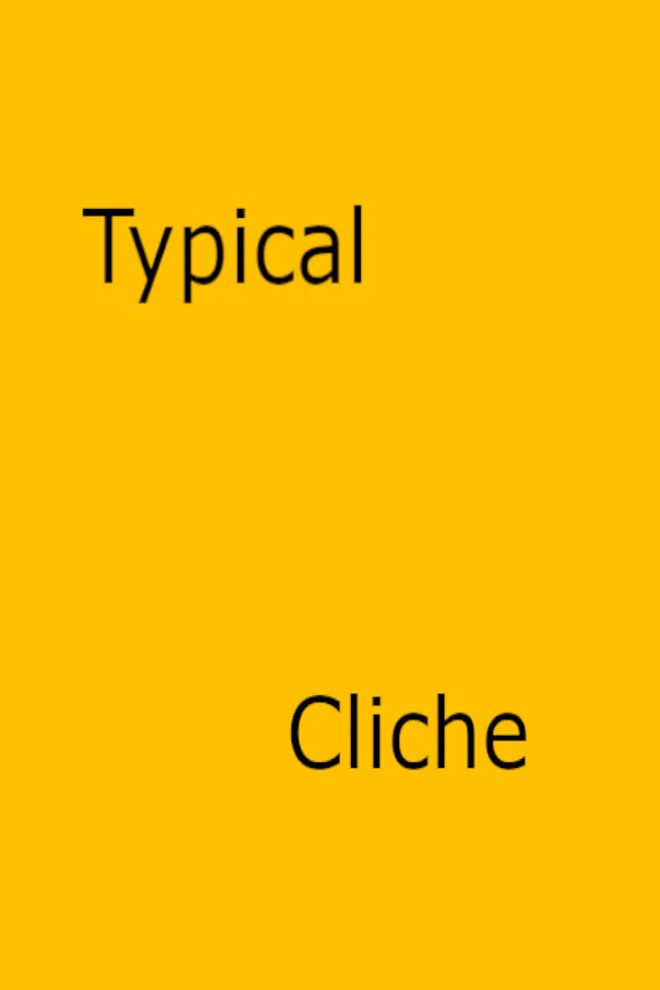 Copertina di Typical Cliche
