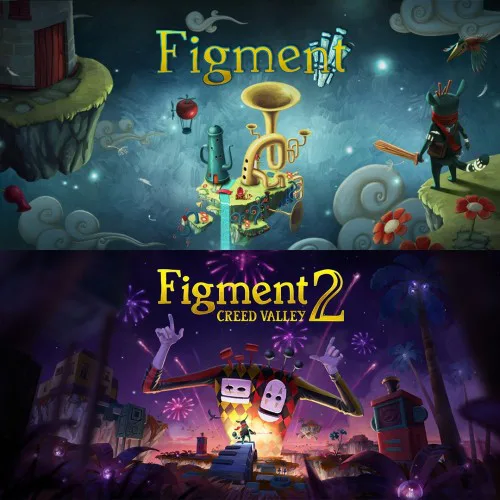 Copertina di Figment 1 + Figment 2