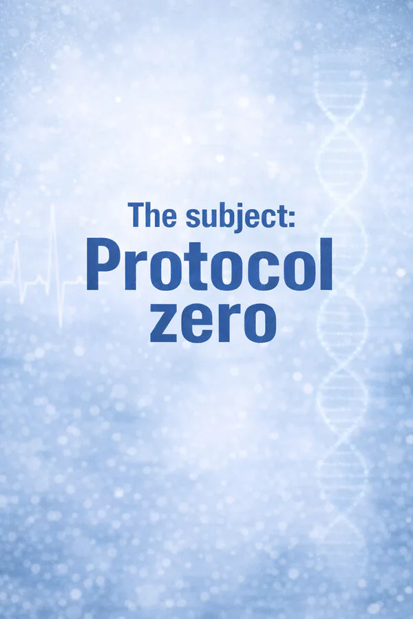 Copertina di The subject: Protocol zero