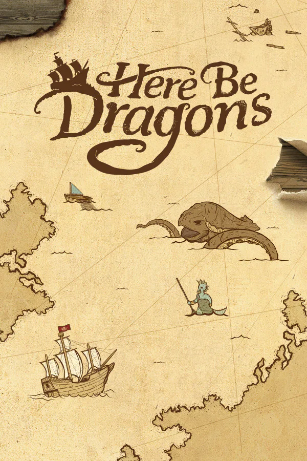 Copertina di Here Be Dragons