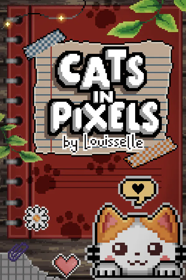 Copertina di Cats in Pixels by Louisselle