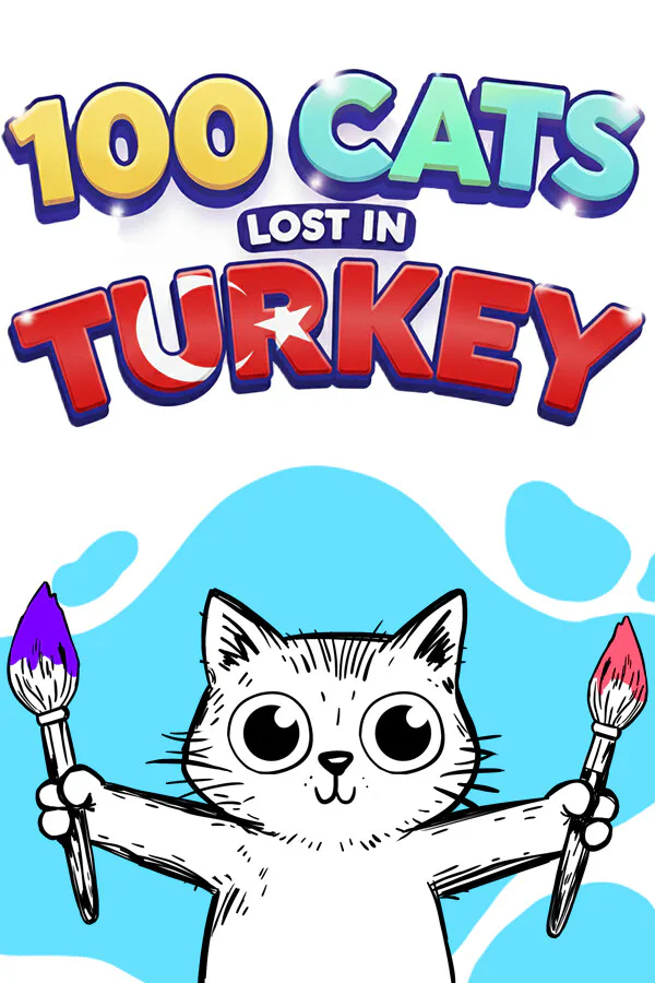 Copertina di 100 Cats Lost in Turkey Find & Color