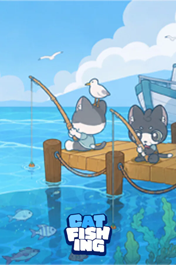 Copertina di 猫猫爱钓鱼 Cat Fishing
