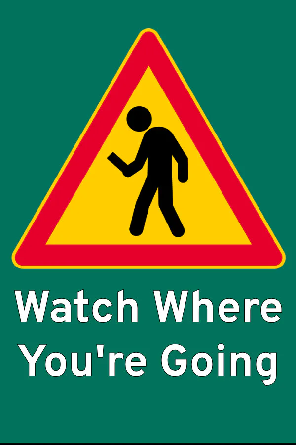 Copertina di Watch Where You're Going