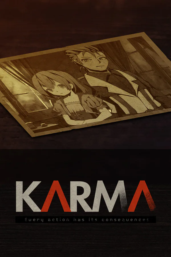 Copertina di Karma - A Visual Novel About A Dystopia.
