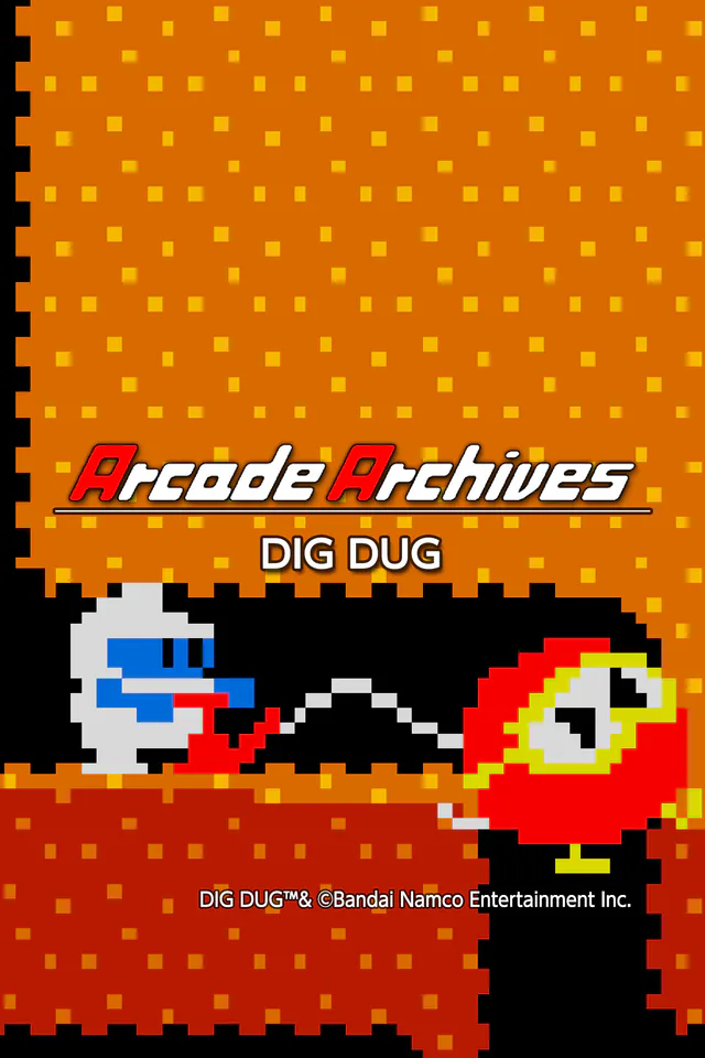 Copertina di Arcade Archives DIG DUG