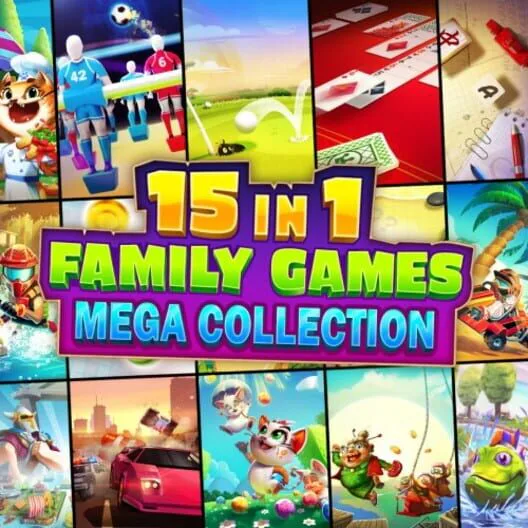 Copertina di 15 in 1 Family Games Mega Collection