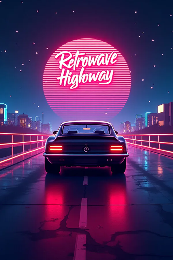 Copertina di Retrowave Highway