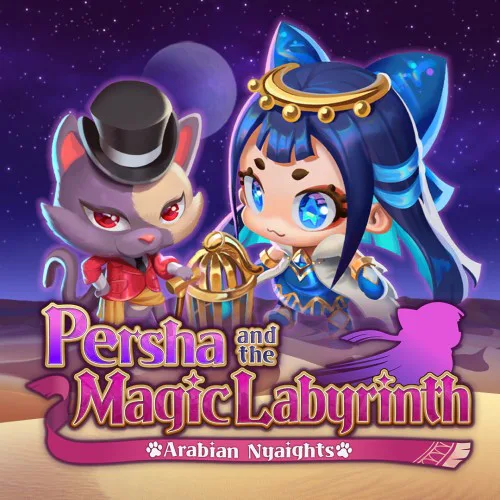 Copertina di Persha and the Magic Puzzle -Arabian Nyaights-