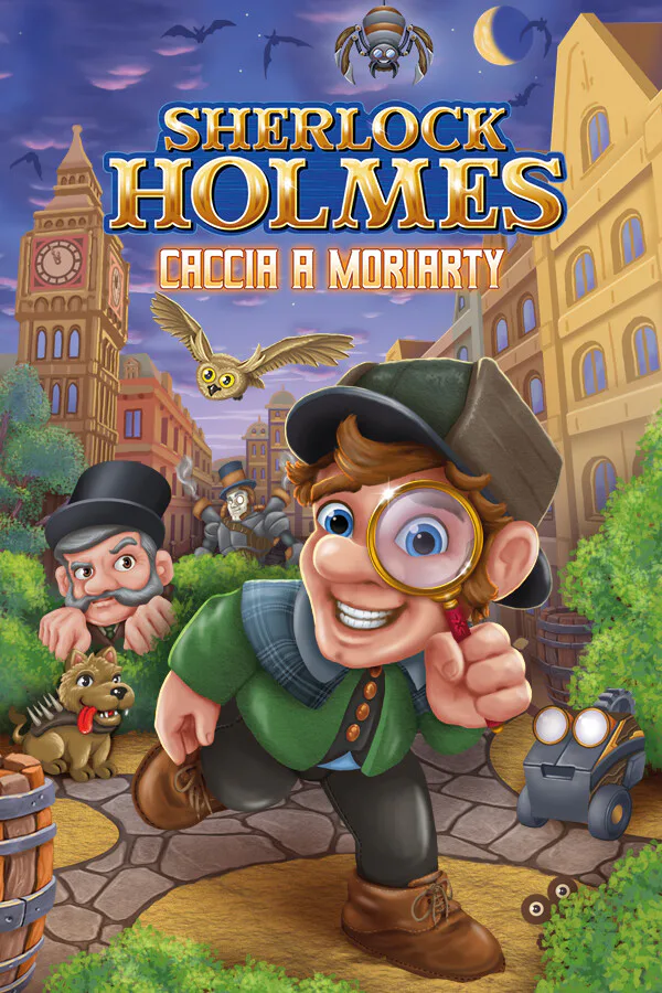 Copertina di Sherlock Holmes – Caccia a Moriarty
