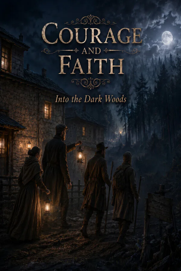 Copertina di Courage and Faith: Into the Dark Woods
