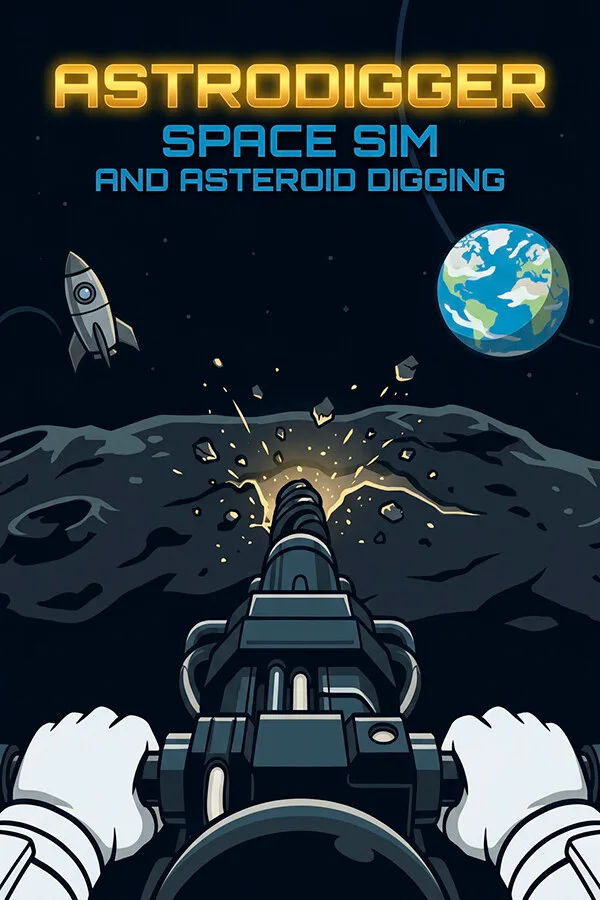 Copertina di ASTRODIGGER: SPACE SIM & ASTEROID DIGGING